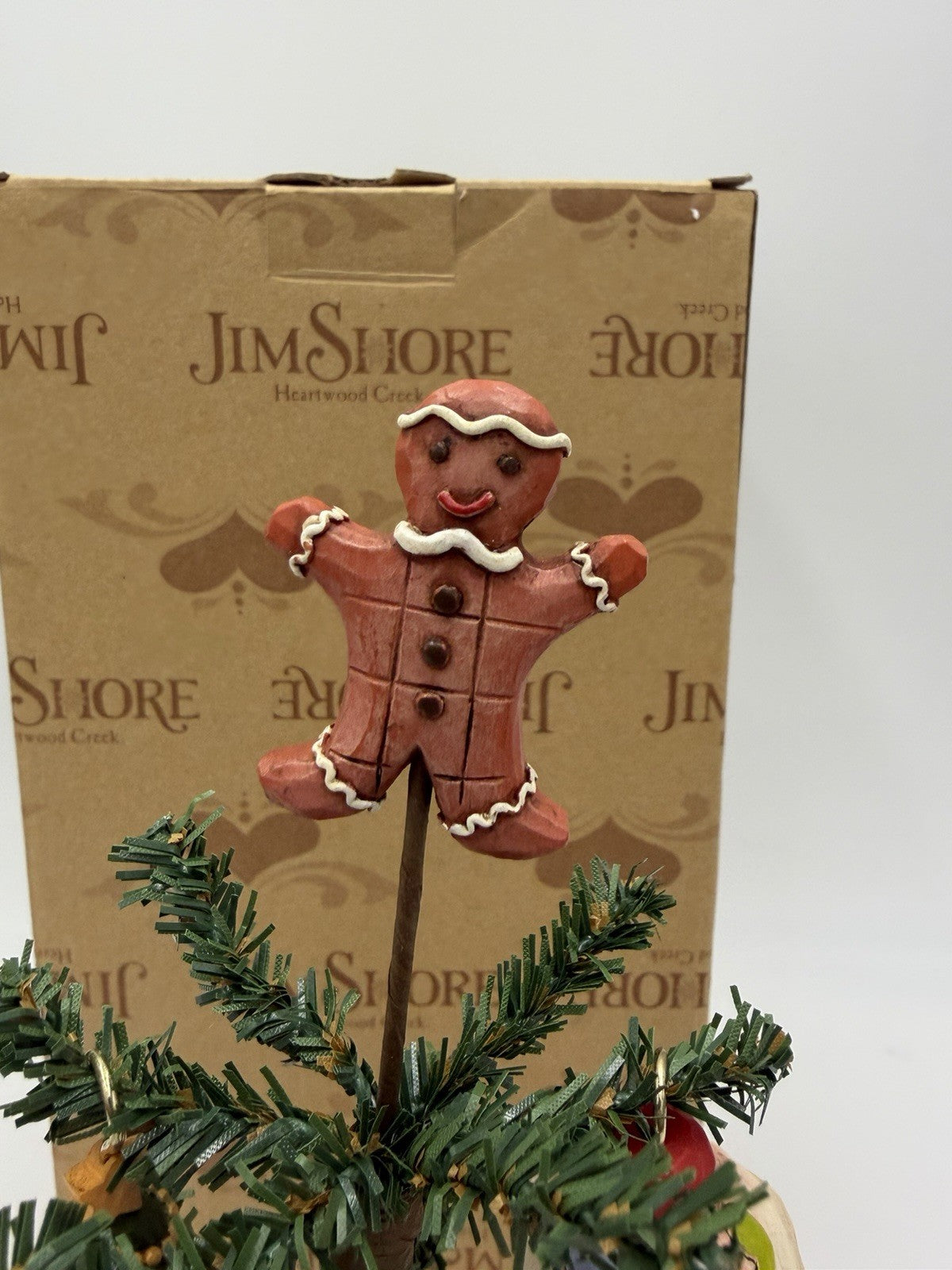Jim Shore Christmas Joys Are Ever Sweet Christmas Tree (only 4 Ornaments )