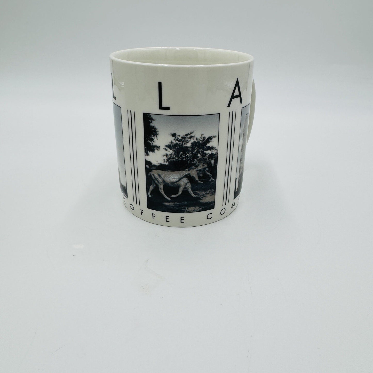 Starbucks Coffee Mug "Dallas" 2005" Barista - City Scenes Ceramic Large