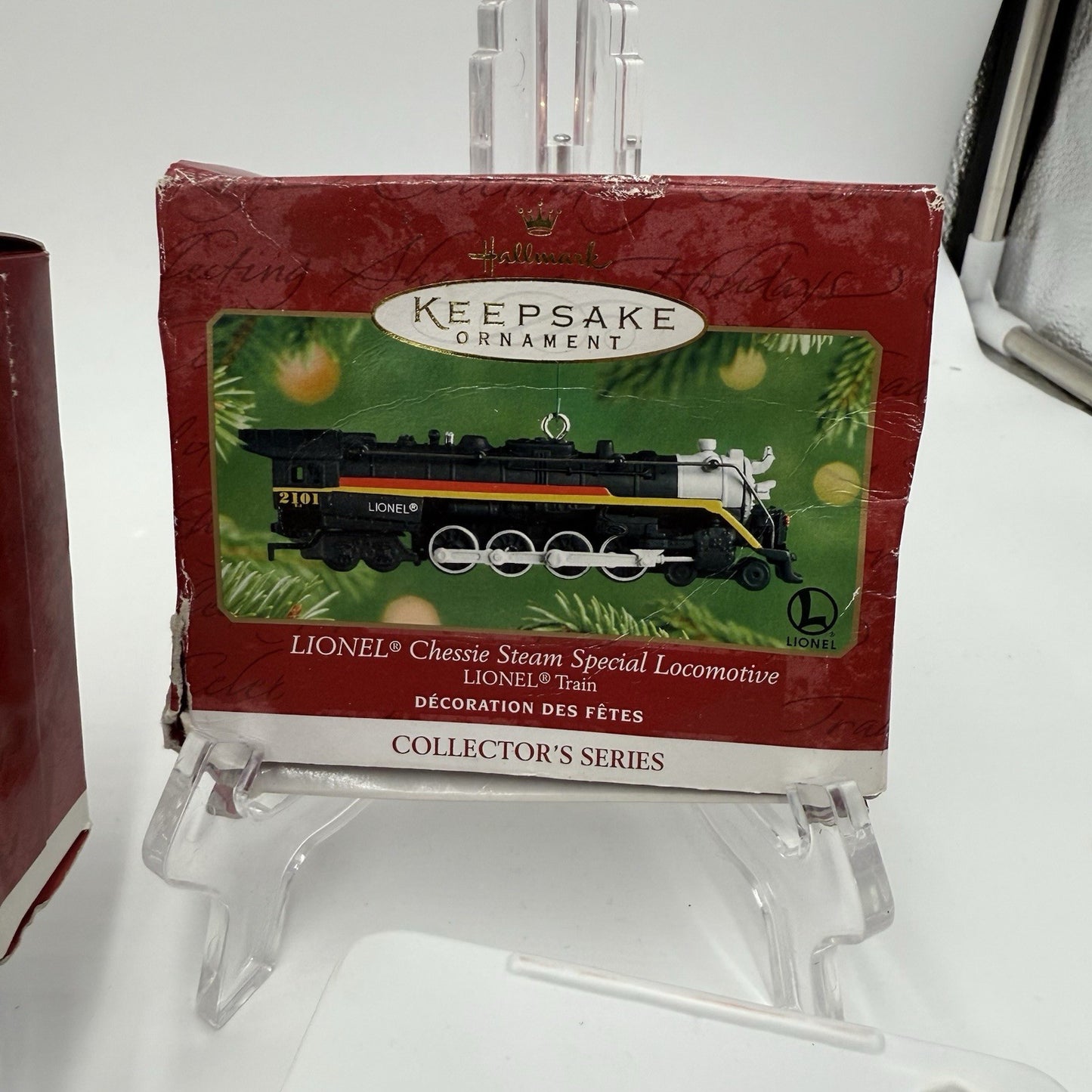 Hallmark Lionel Trains Pennsylvania Chessie Steam Locomotive Christmas Ornaments