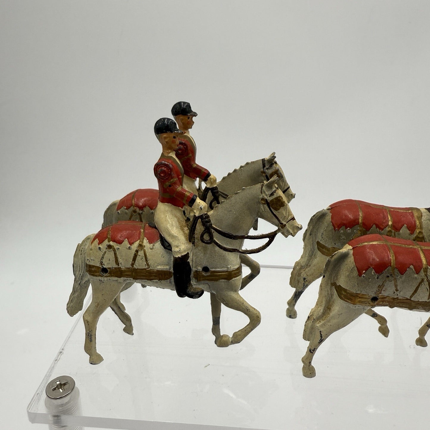 Britains LTD QUEEN ELIZABETH CORONATION 1953 England Metal Horses Set of 8