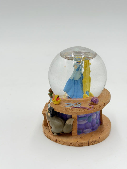90s Disney Store Cinderella Dress Mice Exclusive Mini Snow Globe 3in