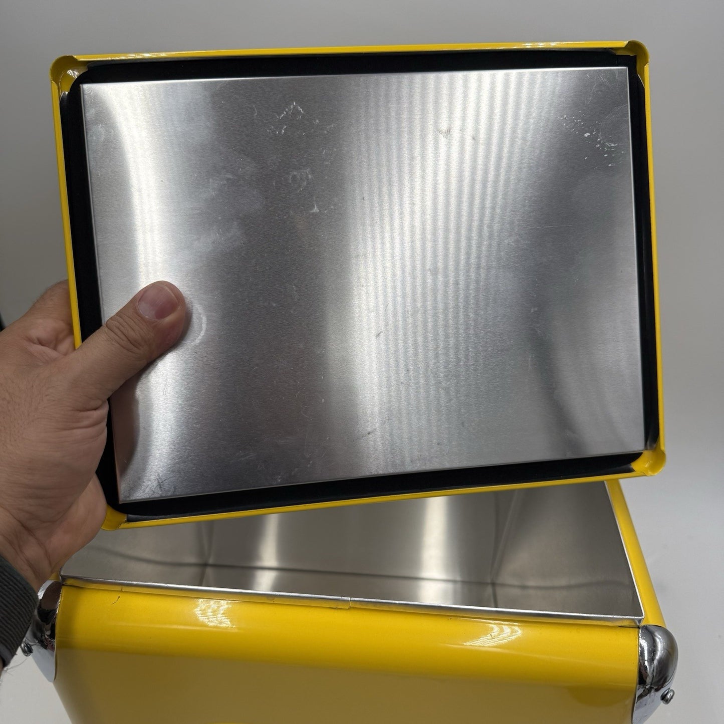 Vintage Style Cooler Advertising Nu-Grape Soda Retro Products Yellow Picnic CA