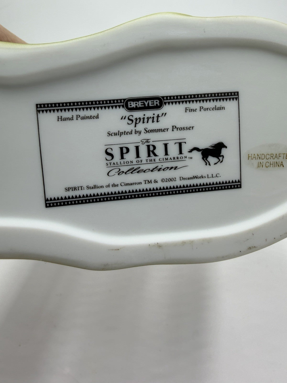 Rare Breyer Spirit Stallion Cimarron hand Painted Fine Porcelain figurine Horse