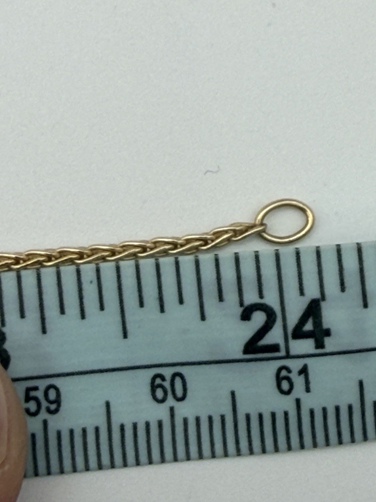 14k Yellow Gold Franco Chain 24”Length Weight 7.41g