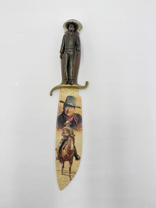 Bradford Exchange John Wayne American Legend Collectible Knife 1st  Wall Decor