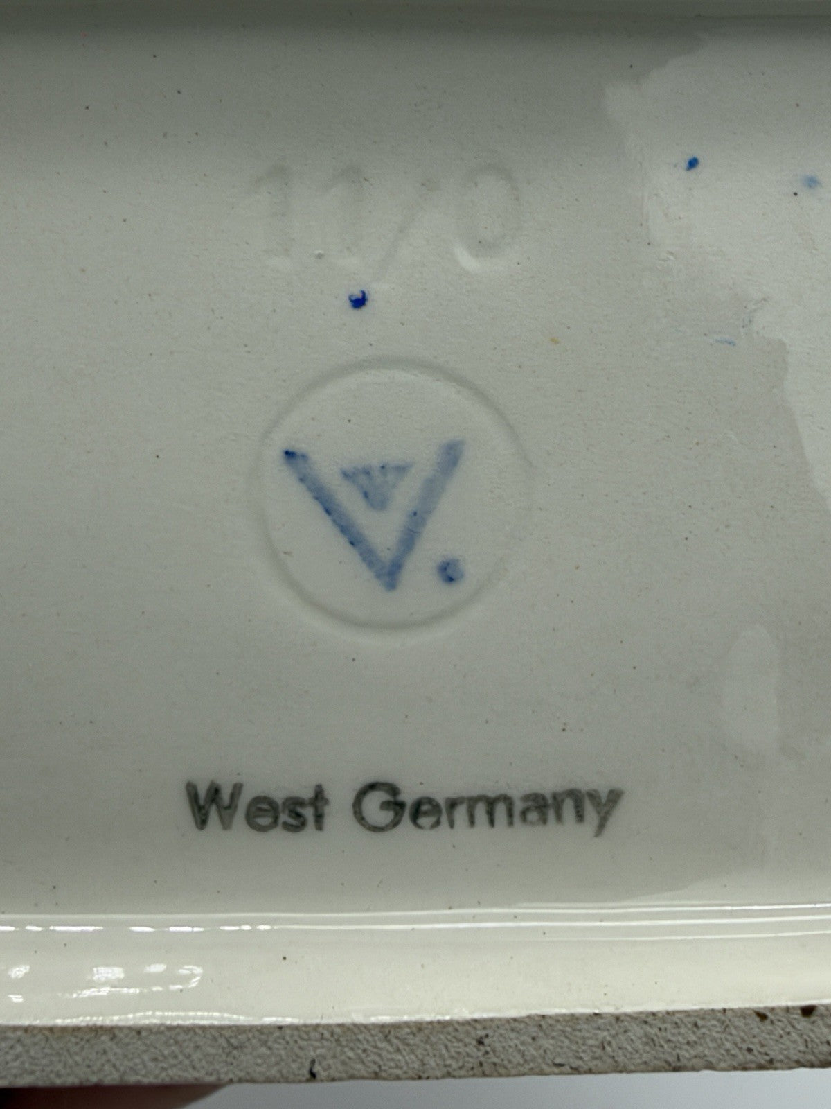 Hummel Goebel Merry Wanderer 1950 Mark West Germany 4.75” Porcelain Figurine
