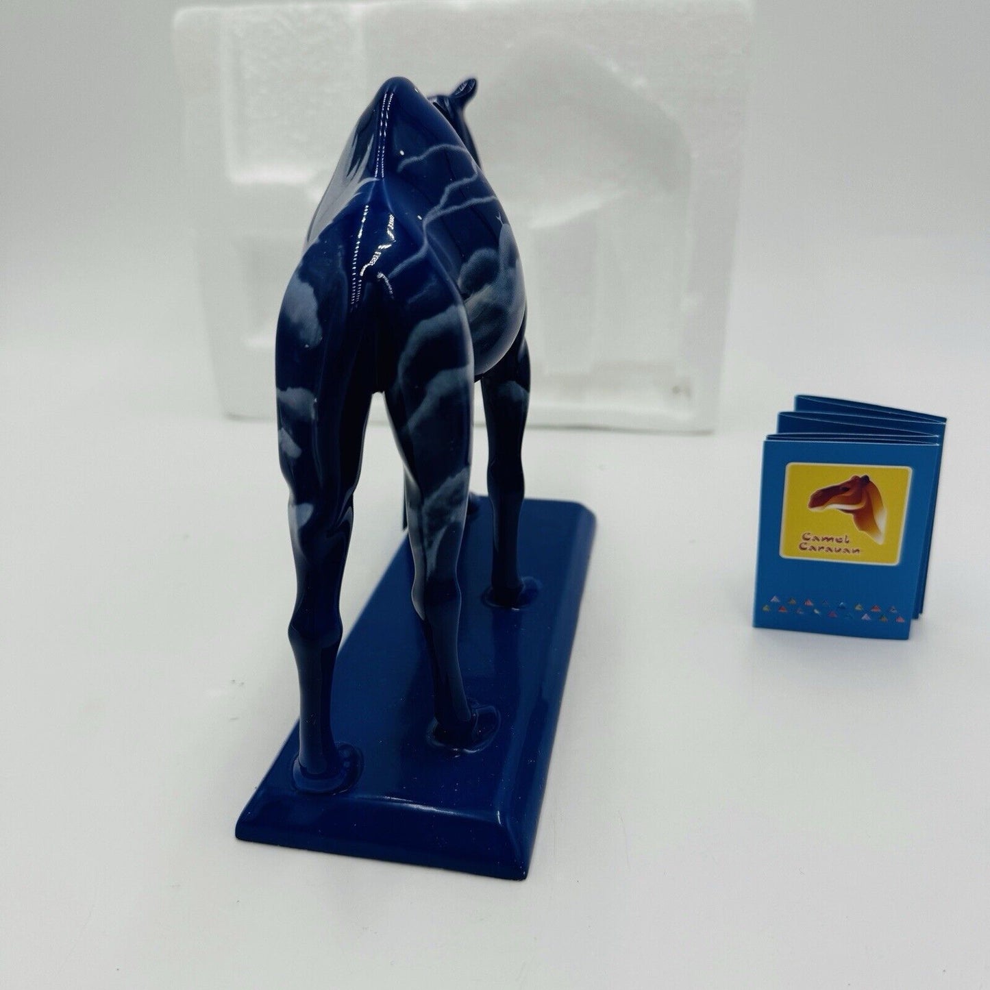 Camel Caravan # 39898 Heavenly Camel M & ArtWorks 2004 Ceramic Figurine Blue