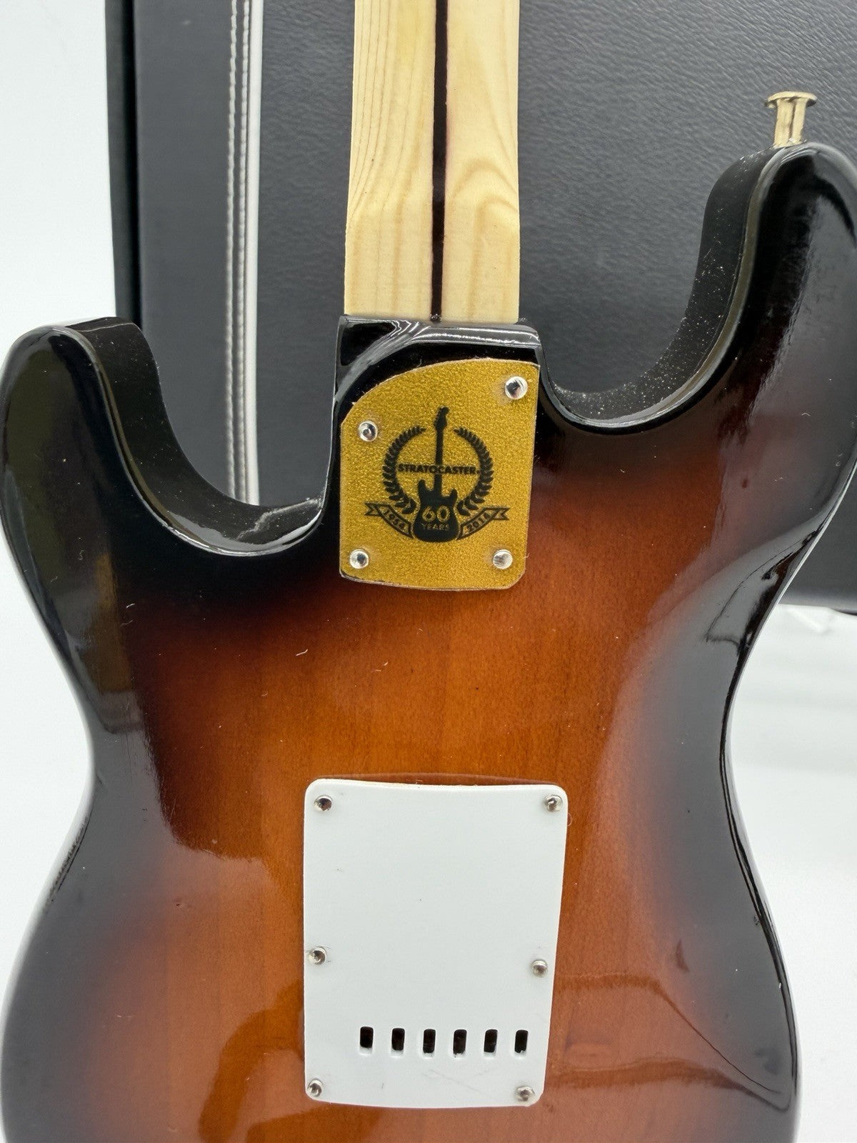 60th Anniversary Sunburst Fender Strat Bruce Springsteen Mini Guitar AXE HEAVEN