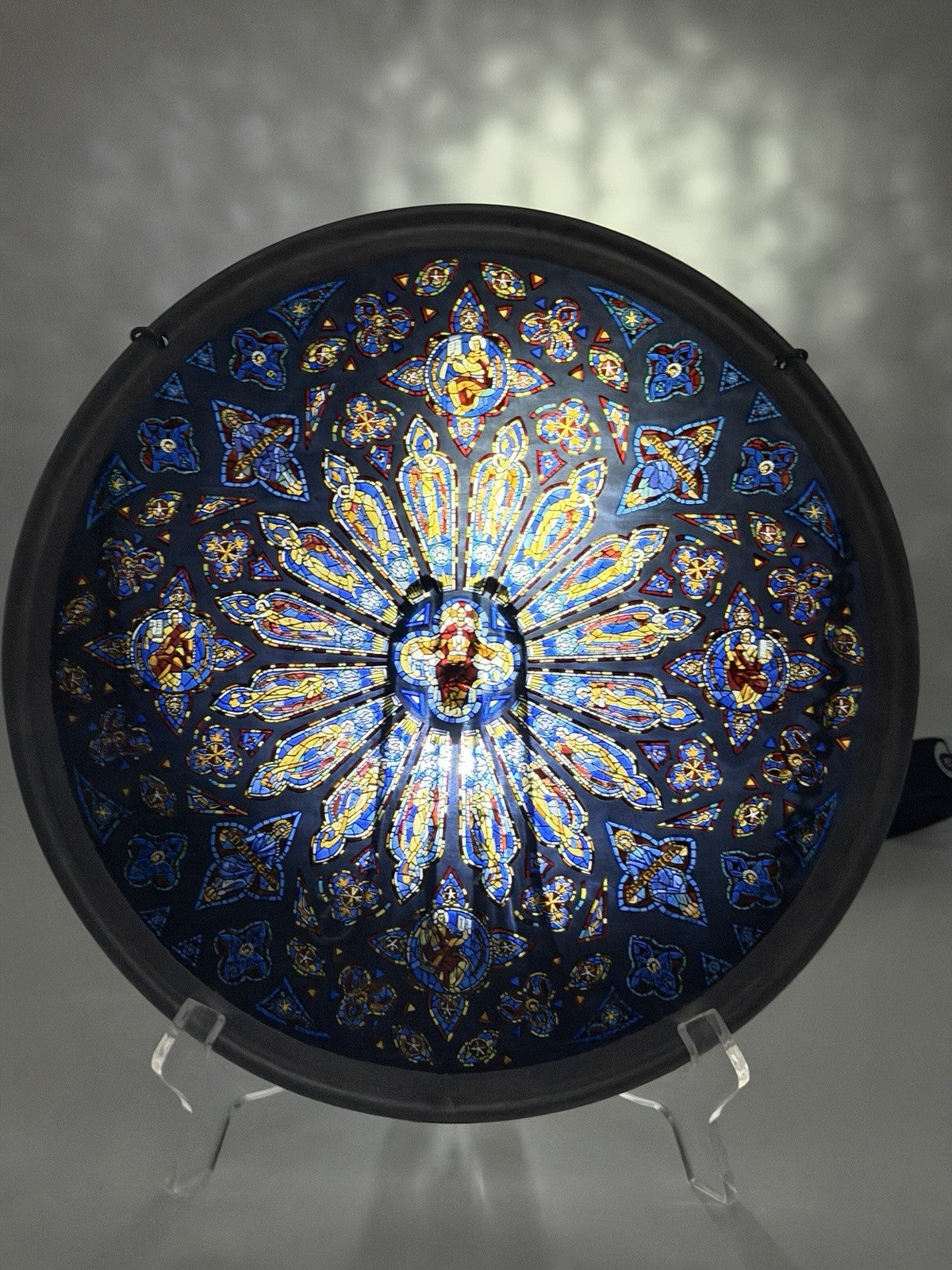 Glassmasters Stained Glass Reproduction St John Cathedral Rose Window Suncatcher