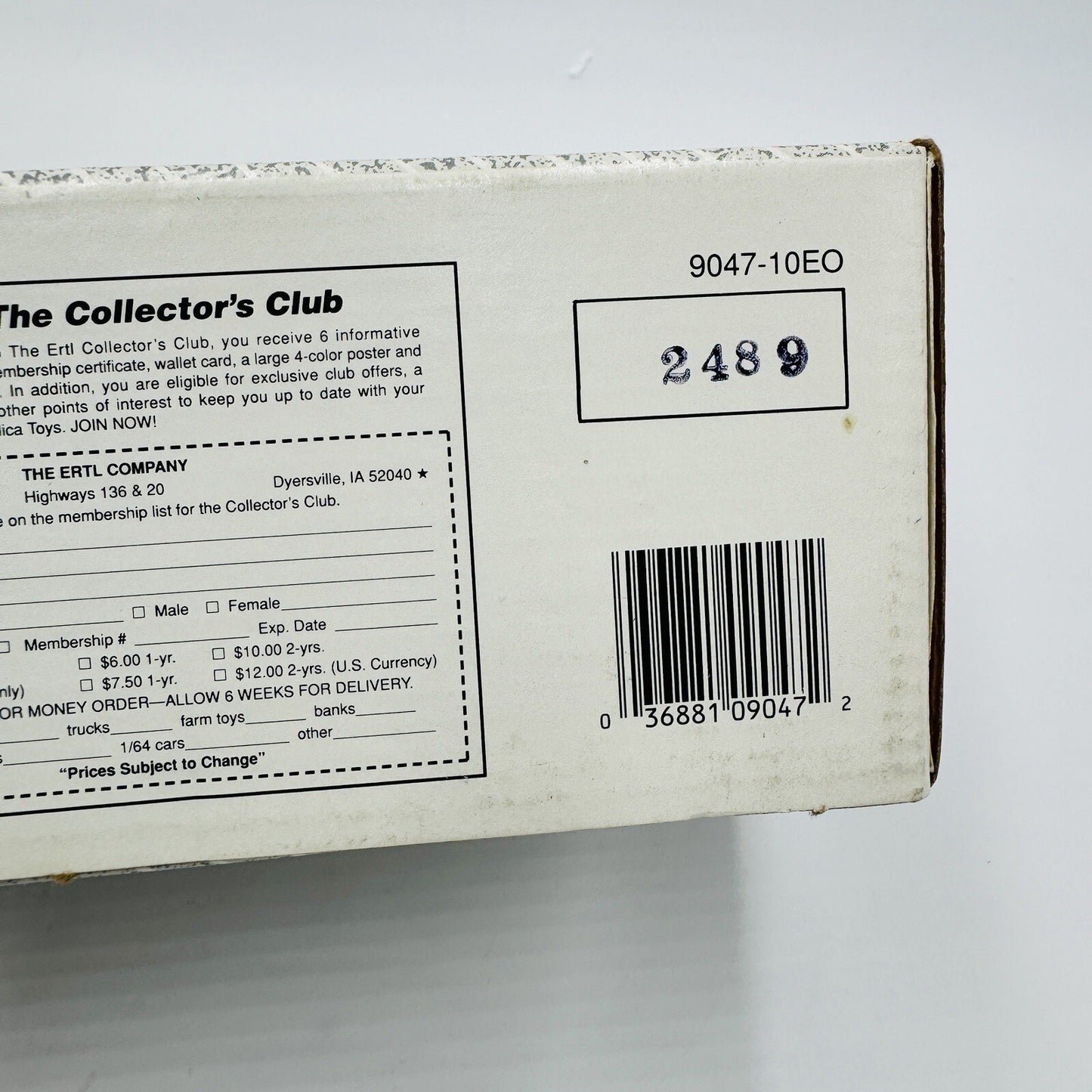 ERTL Anheuser-Busch 1926 Mack Bulldog Truck Bank W/Crates #9047 St Louis MO