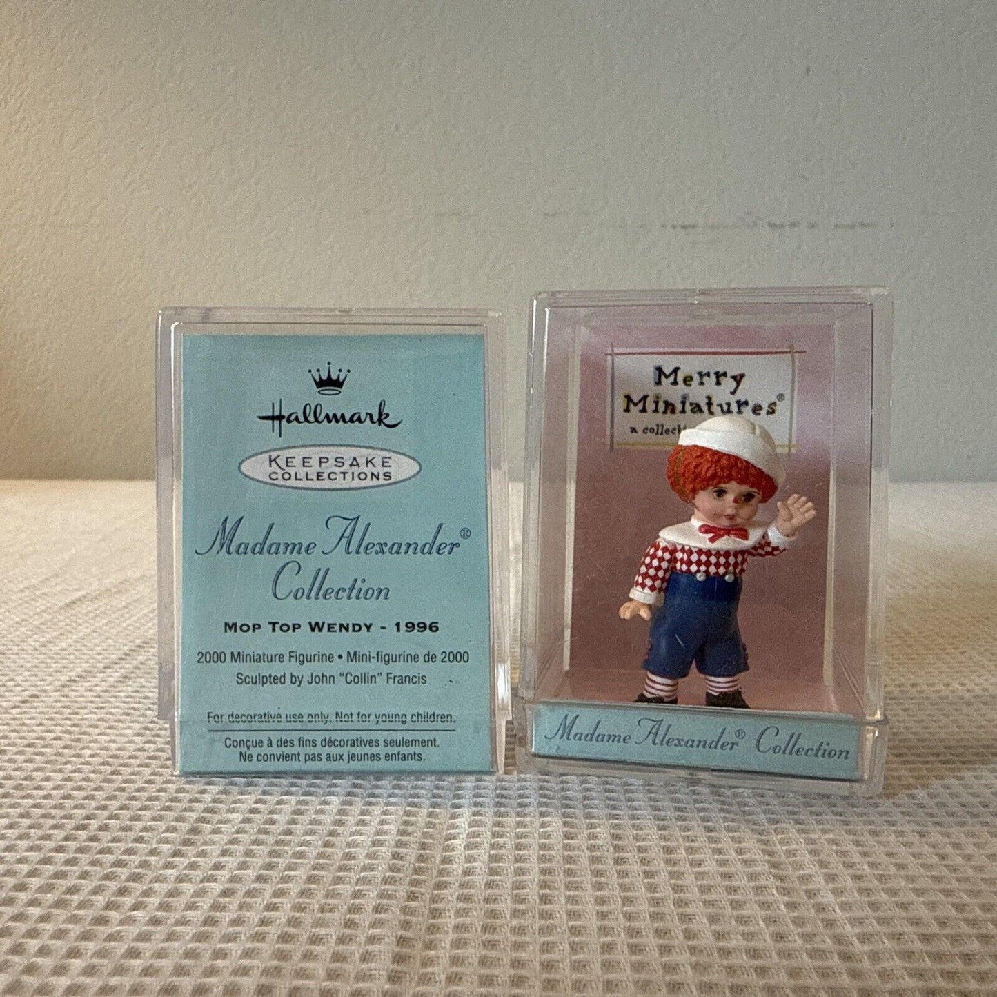 Hallmark Madame Alexander Collection Raggedy Ann and Andy Merry Miniature