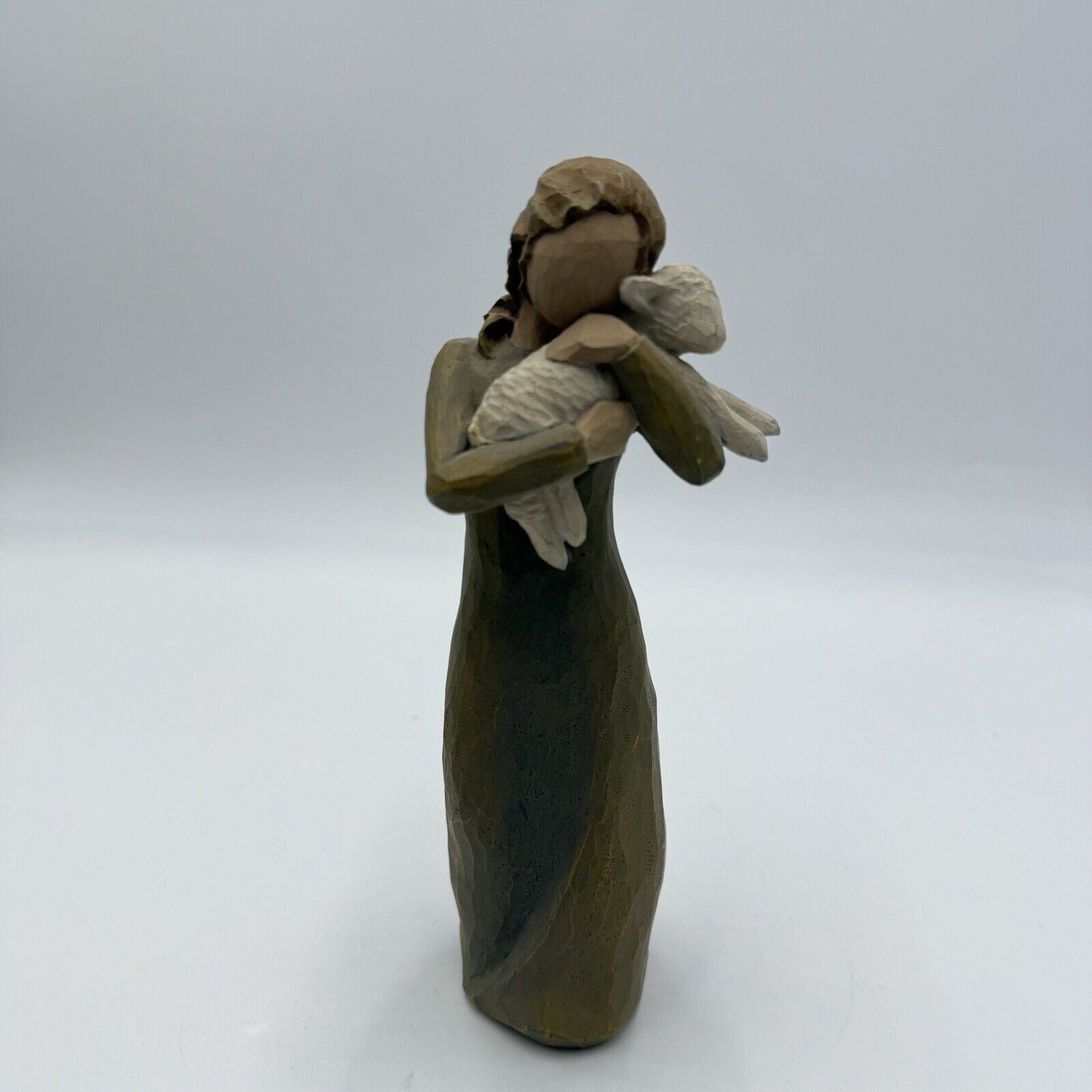 Willow Tree Peace on Earth Figurine Girl Lamb 2002 Susan Lordi