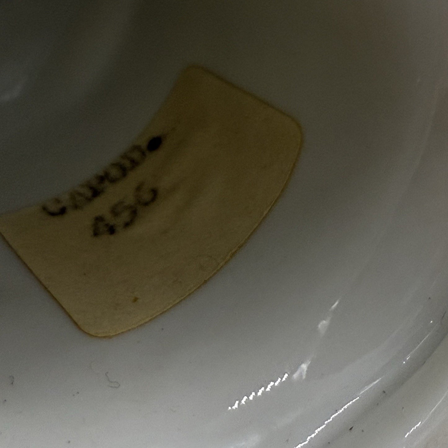 Antique Ginori 1735 Porcelain Figure Putti Holding Dove 5.5” White Glossy Italy