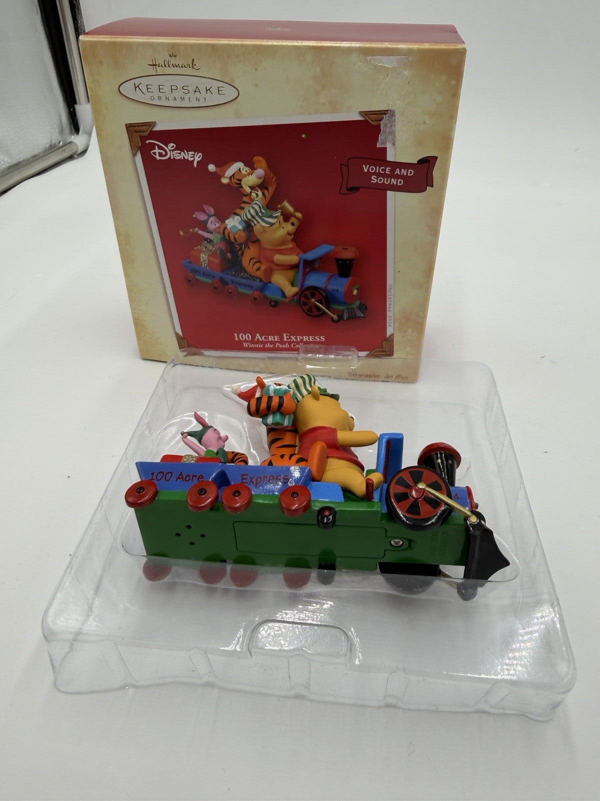 Hallmark Keepsake Disney Winnie The Pooh 100 Acre Express Animated  Ornament