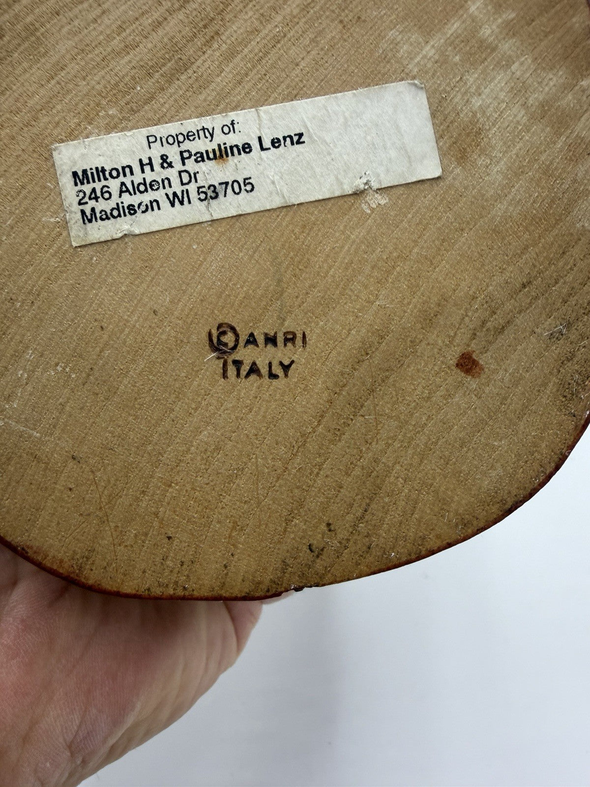 Anri Ferrandiz Wood Carved Figurine Talking to the Animals 1984 Italy 10”Vtg