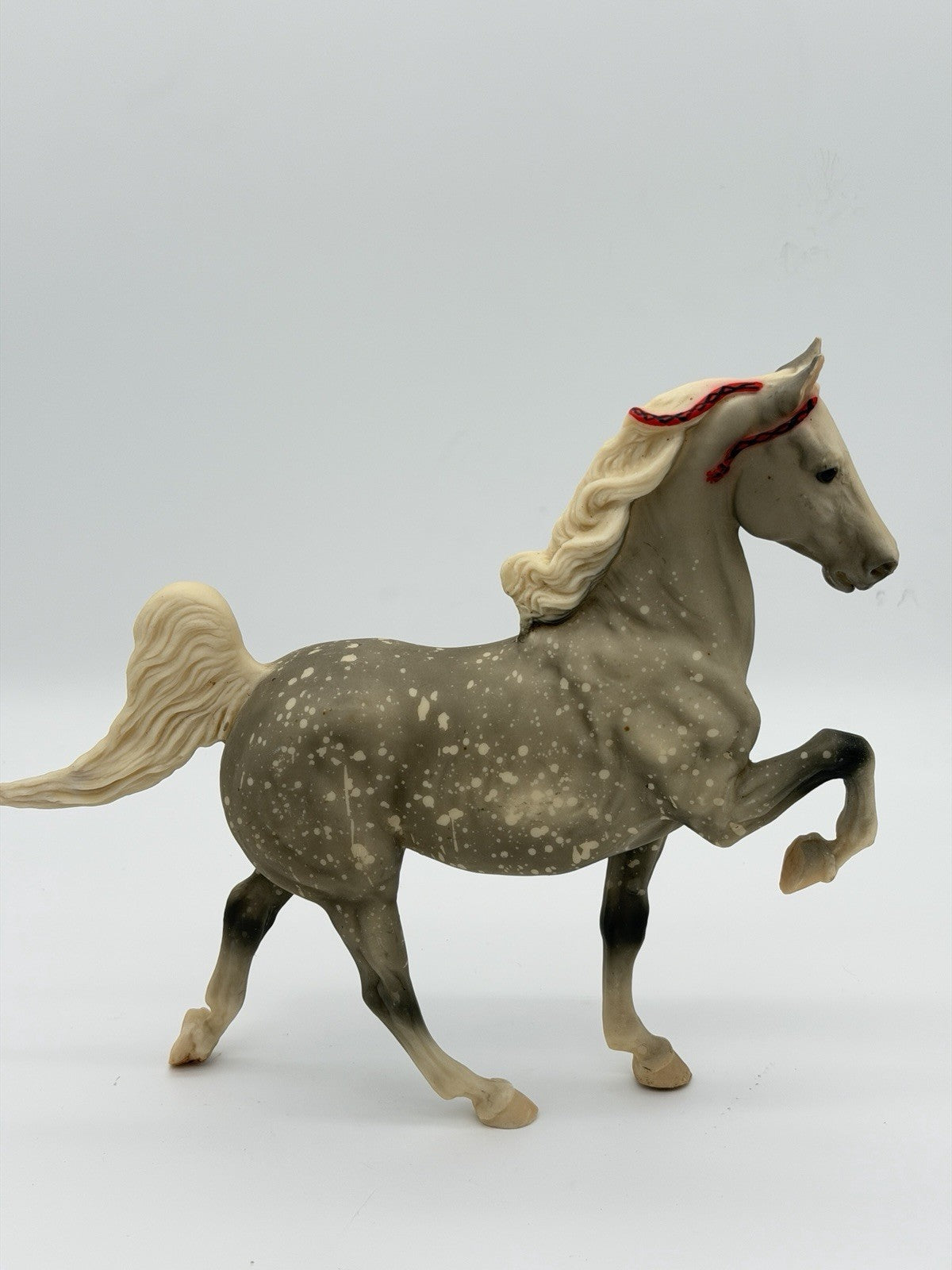 Breyer Horse American Saddlebred dapple grey Five Gaiter Rare Spotted Figurine