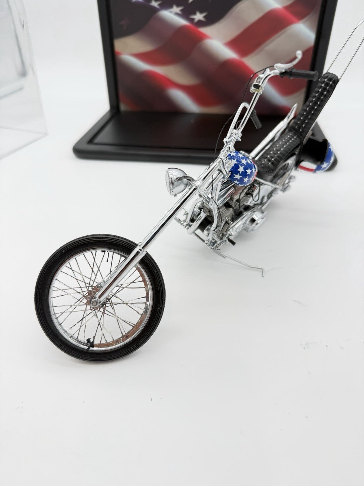 Franklin Mint Harley-Davidson 1969 Easy Rider 1:10 Scale Diecast (flawed Rims