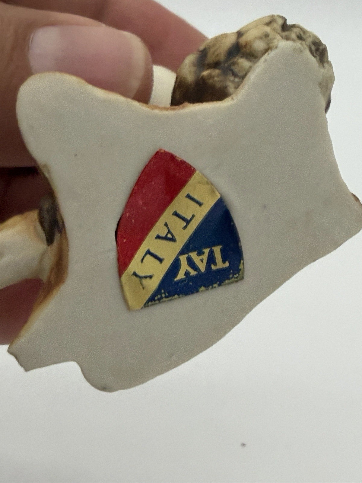 Rare Tay Porcelain Italy Royal Cornwall Bird Miniature Figurine Painted Vtg 2”
