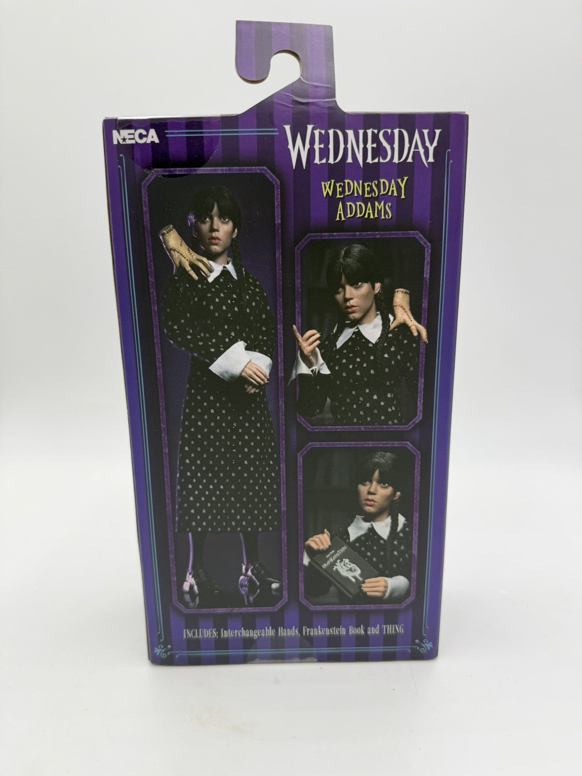 NECA Toys Wednesday Addams Clothed Action Figure Classic Dress Sealed NIB