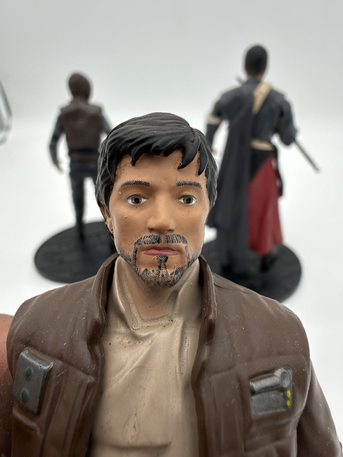 Star Wars die-cast action figures Disney Store Elite Jyn Erso Cassian Chirrut 3