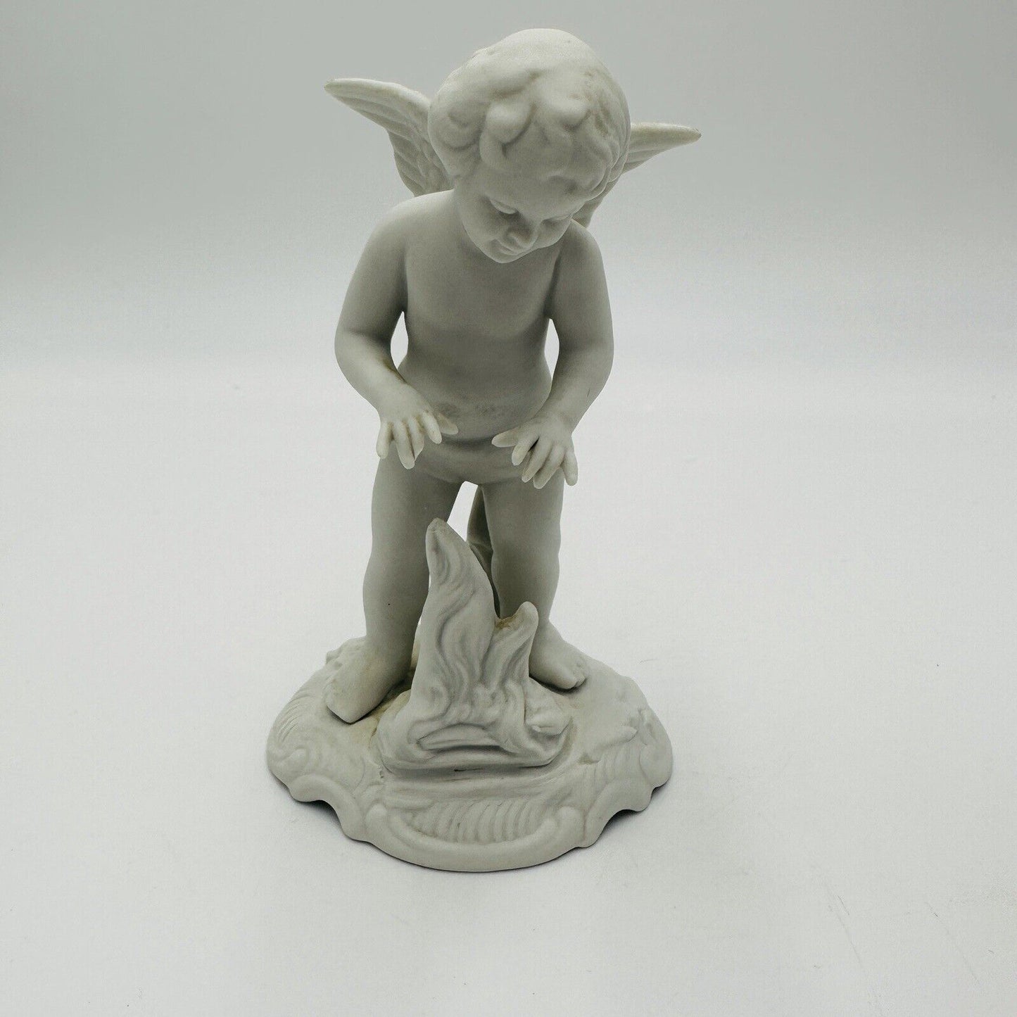 Karl Klette Dresden Cherubs Four Seasons White Bisque Germany Vintage