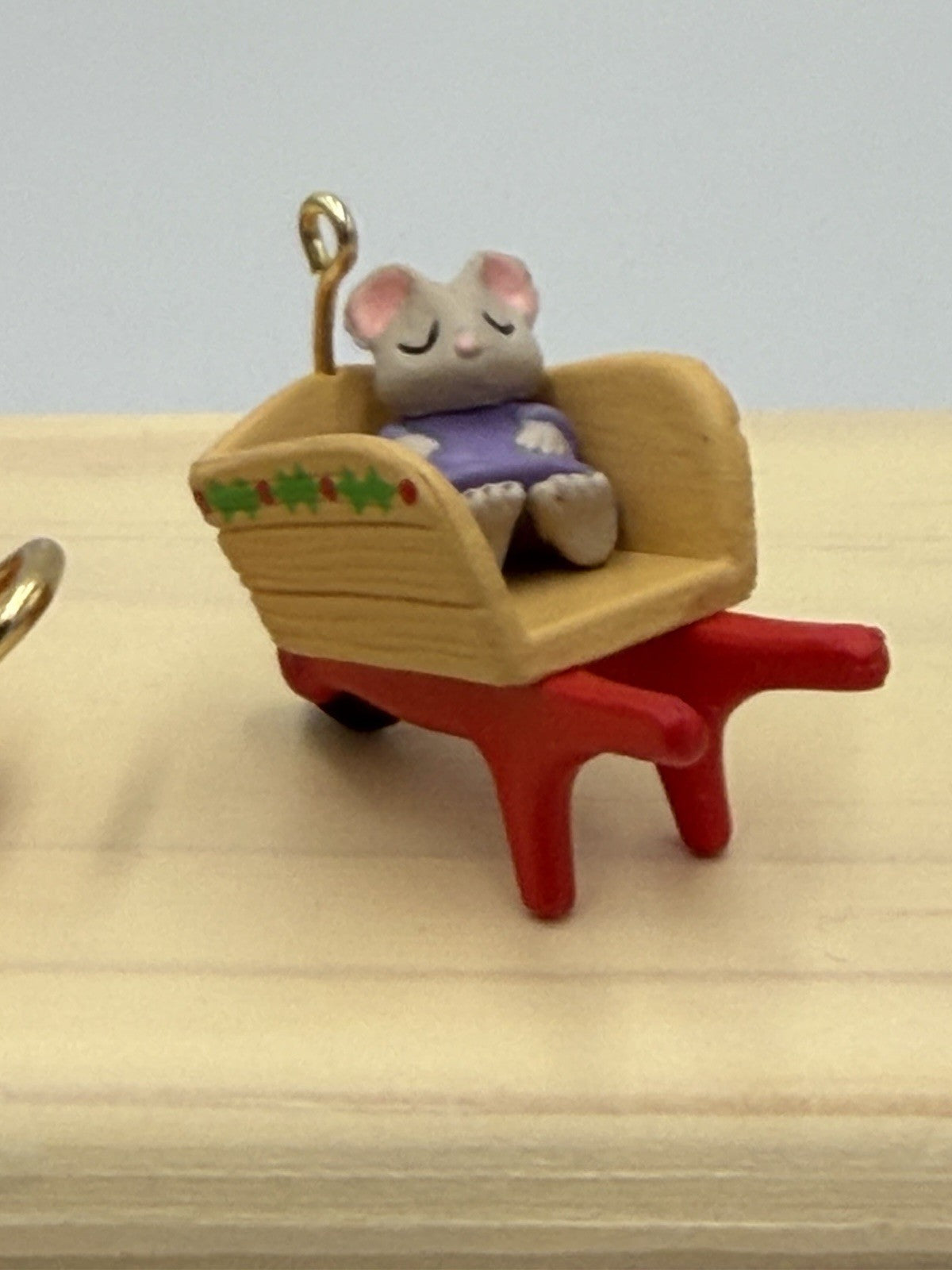 Hallmark 1993 Tiny Green Thumbs Mice Ornaments Miniatures 9 PCs