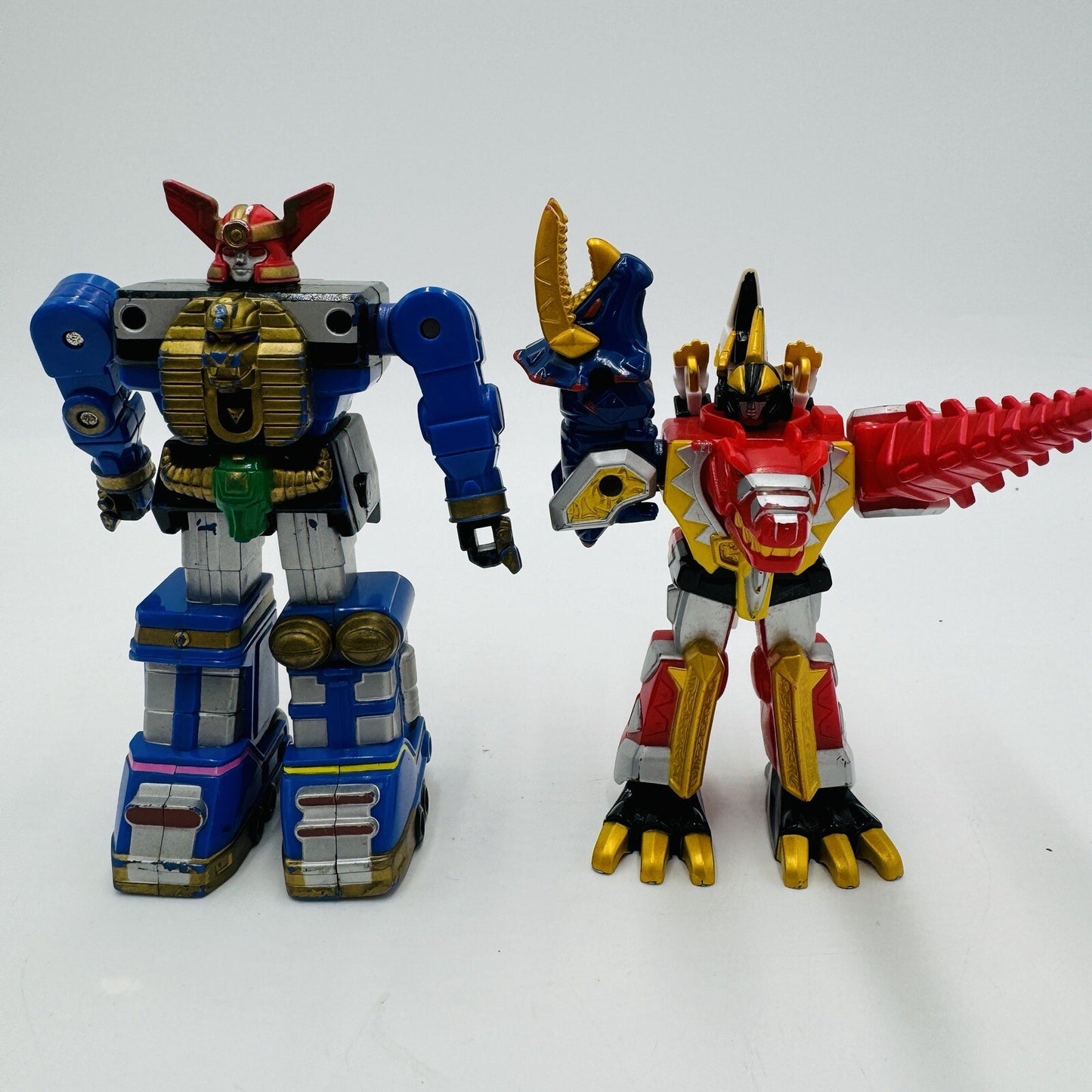 Power Rangers Dino Thunder Megazord Action Figure 5.5" Thundersaurus Bandai 2 Pc