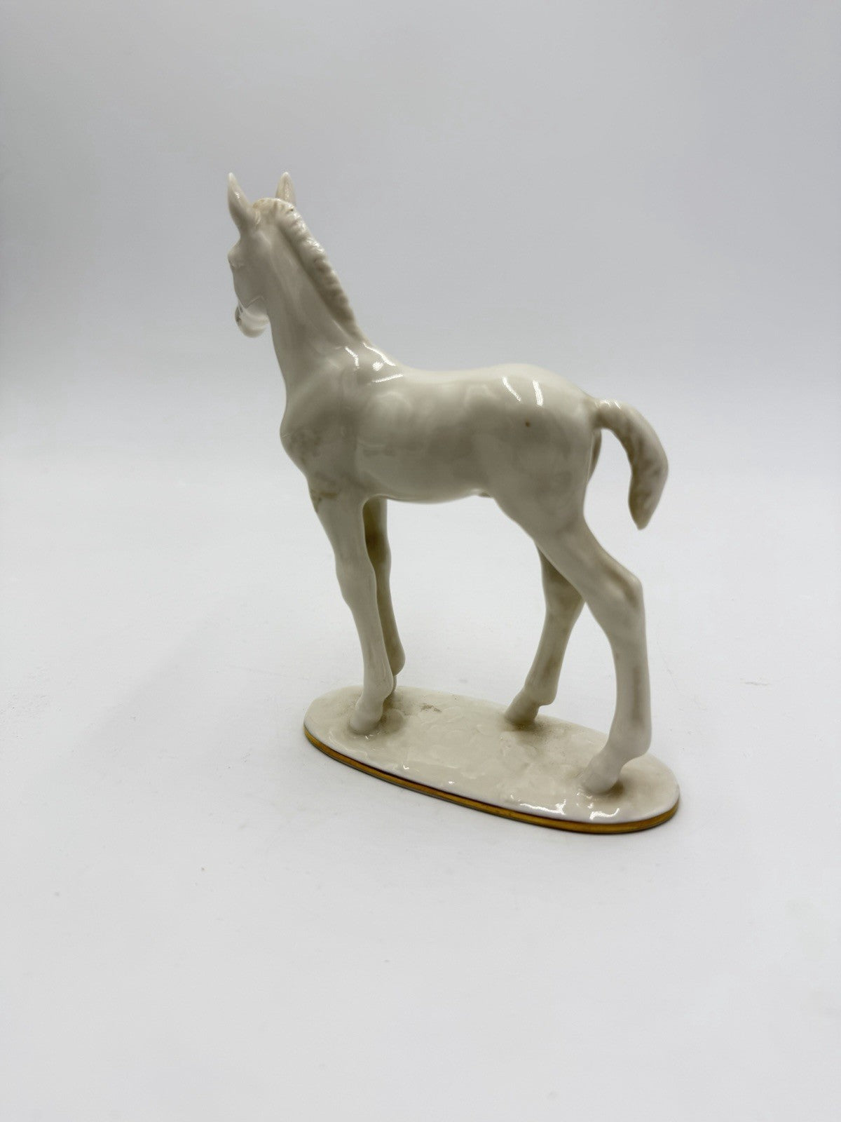 Vintage Hutschenreuther Selb Porcelain Horse Foal Figurine Max Fritz Germany