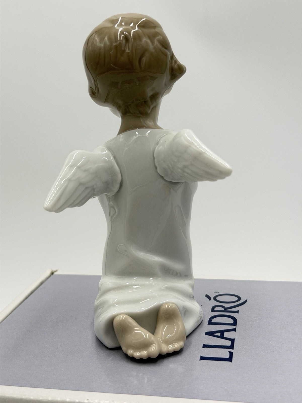 Lladro Spain Porcelain Angel Praying #4538 NIB 5” Painted Vintage Figurine