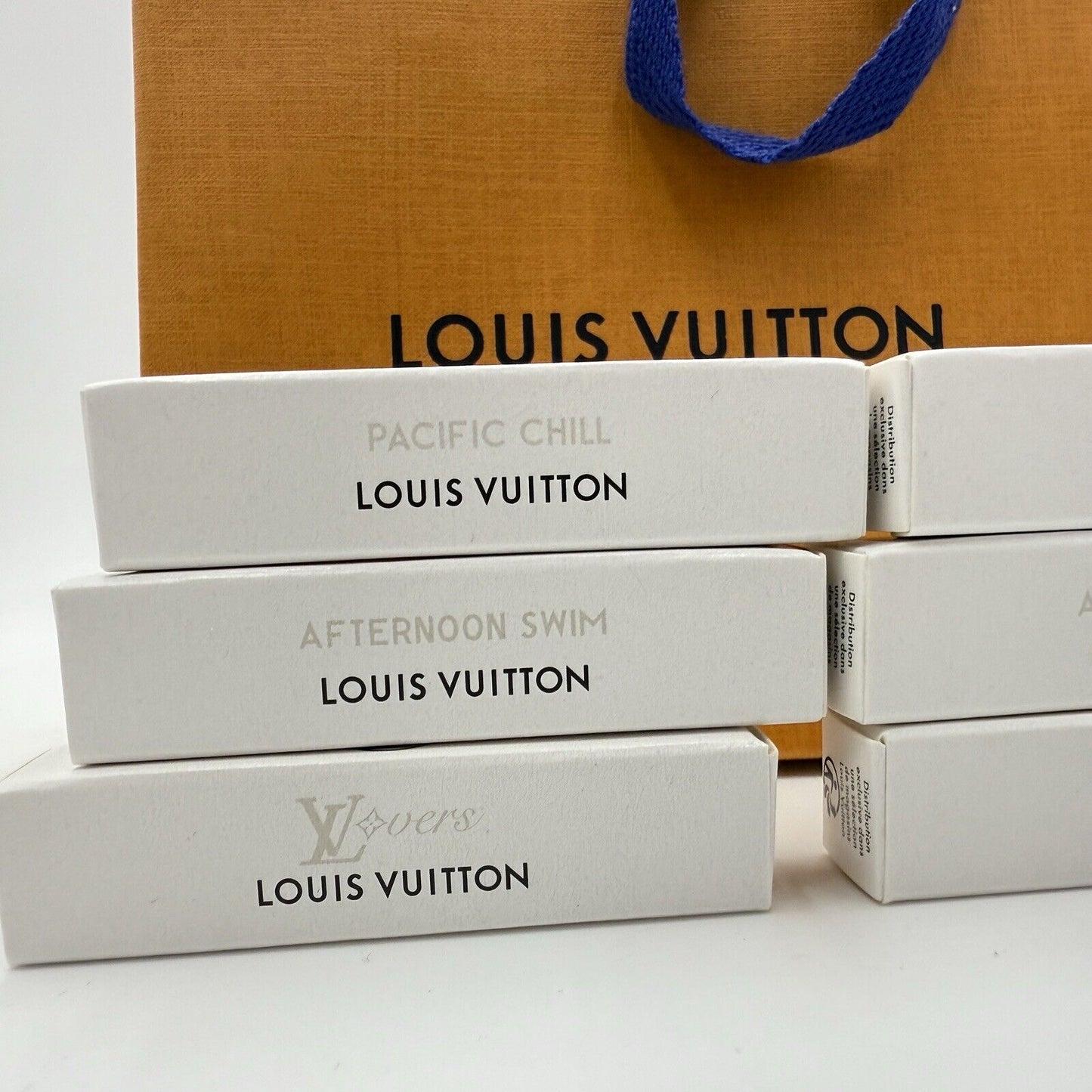 Louis Vuitton Perfume Samples Eau de Parfum 2ml 0.06 FL. OZ 6 Samples Lovers Bag