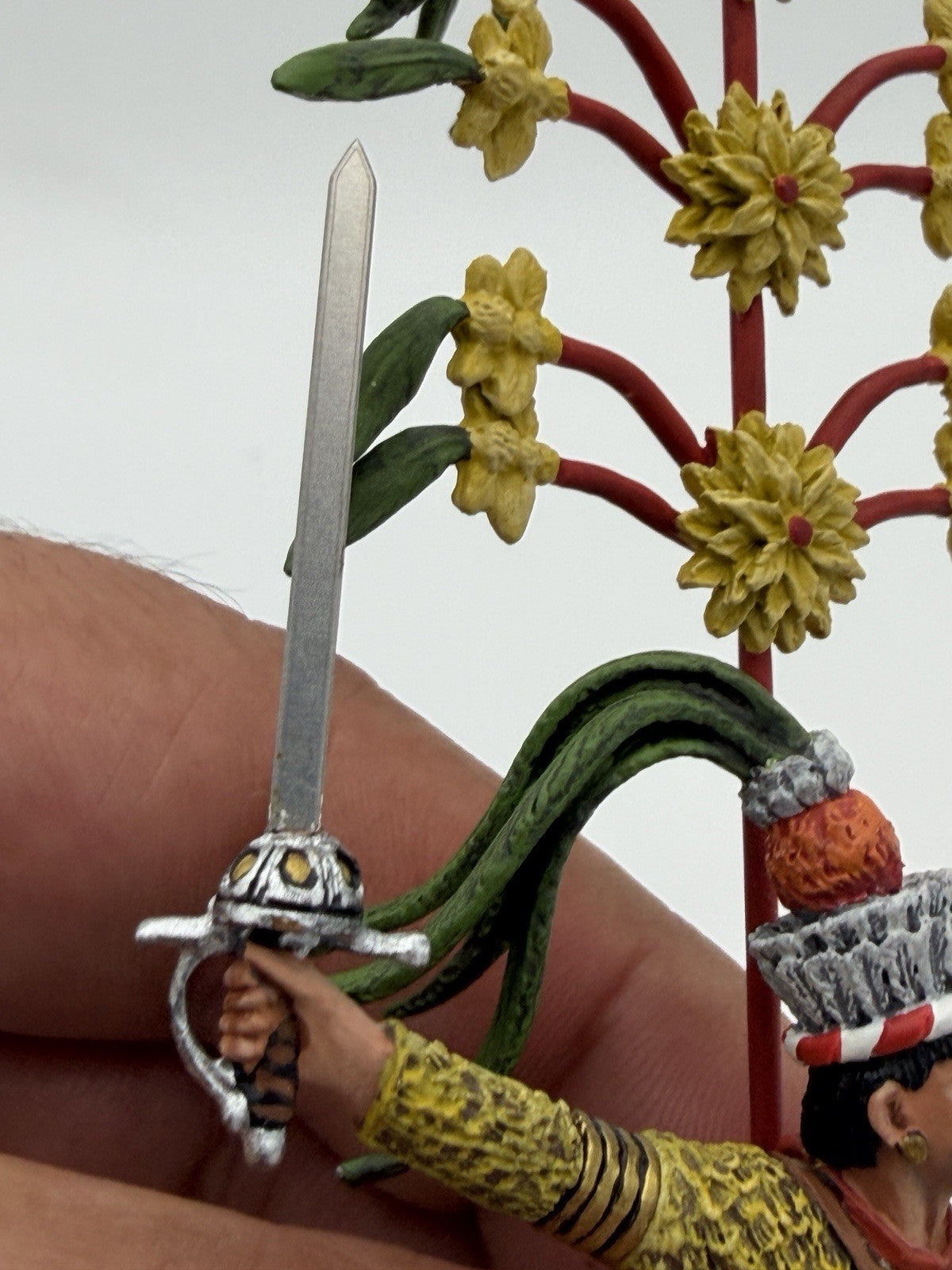 John Jenkins Designs Aztecs & Conquistadors TLAXCALTEC Noble Warrior Toy Soldier