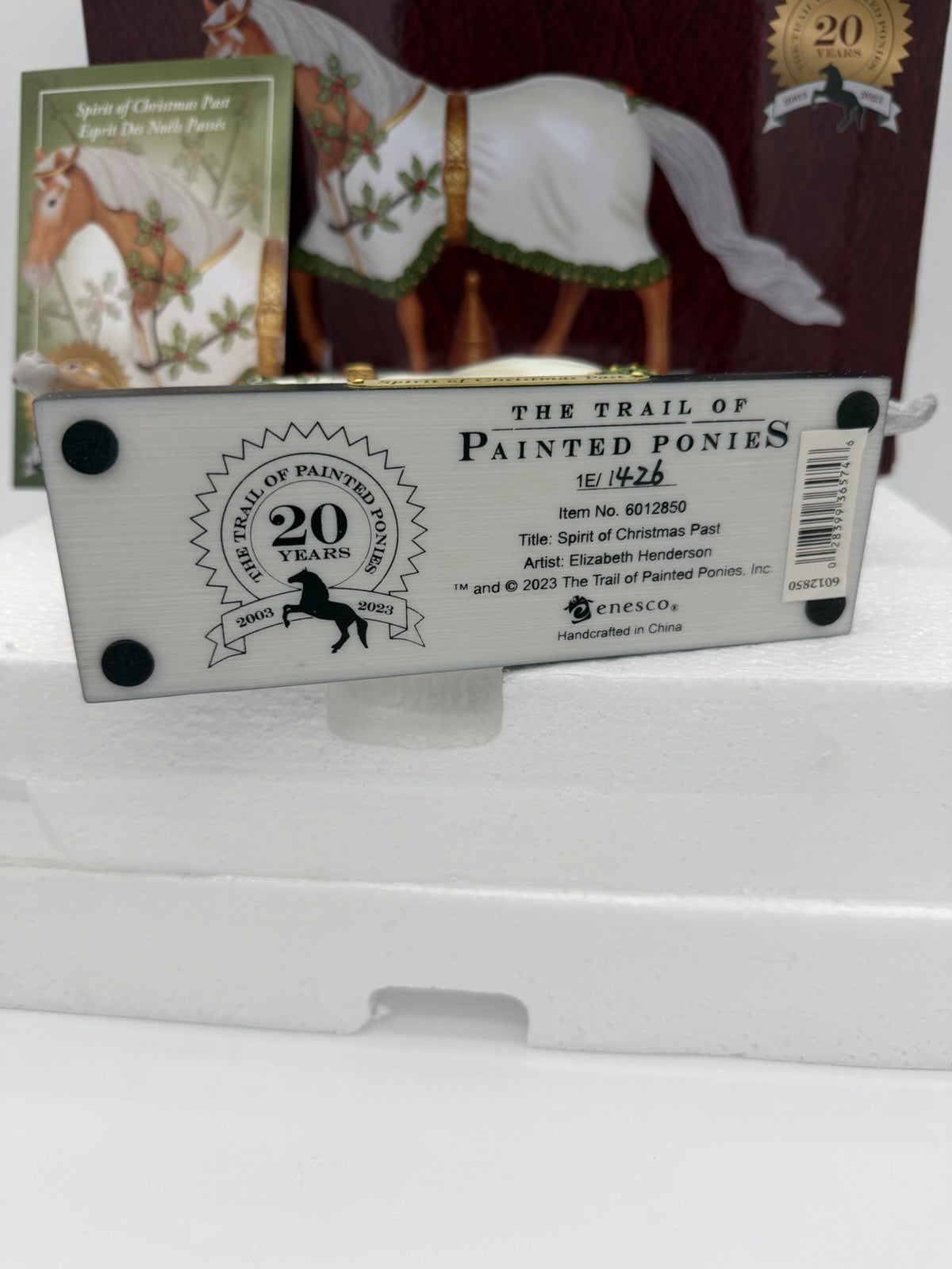 The Trail of painted Ponies Spirit Of Christmas  past Horse Figurine 2023 Box
