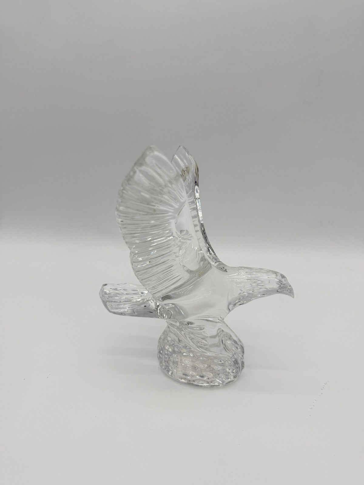 Waterford Crystal Eagles Wing Lead Clear 7” Bald American Eagle Bird Figurine