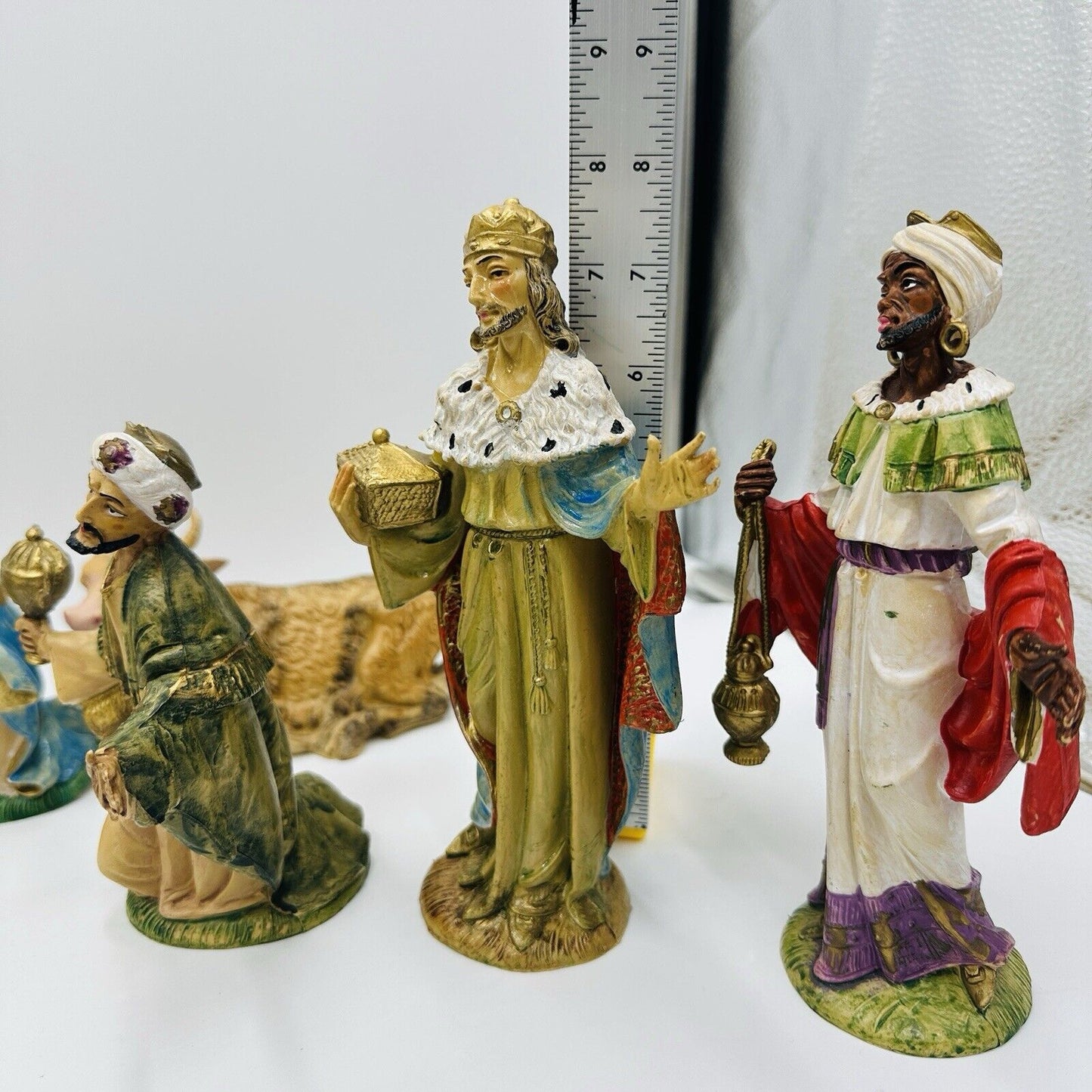 Fontanini 8” Italy Christmas Nativity Holy Family Shepherds Wise Men 18 PCs