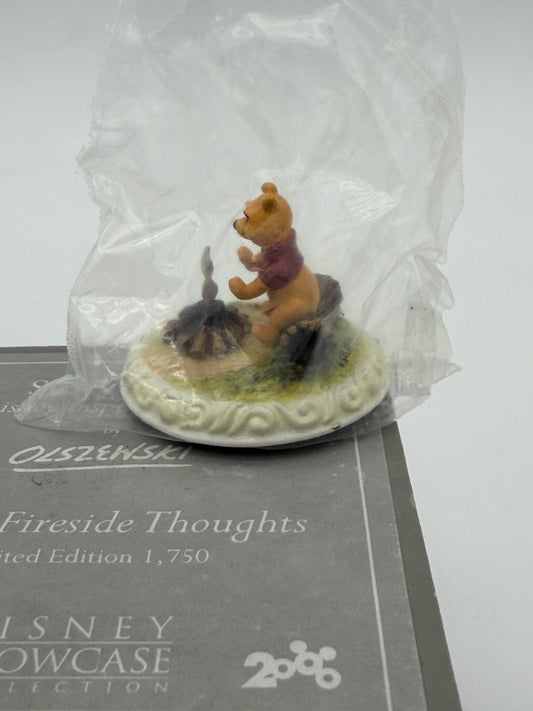 Disney Olszewski Winnie Pooh Fireside Thoughts Signed Sealed W/COA Figurine