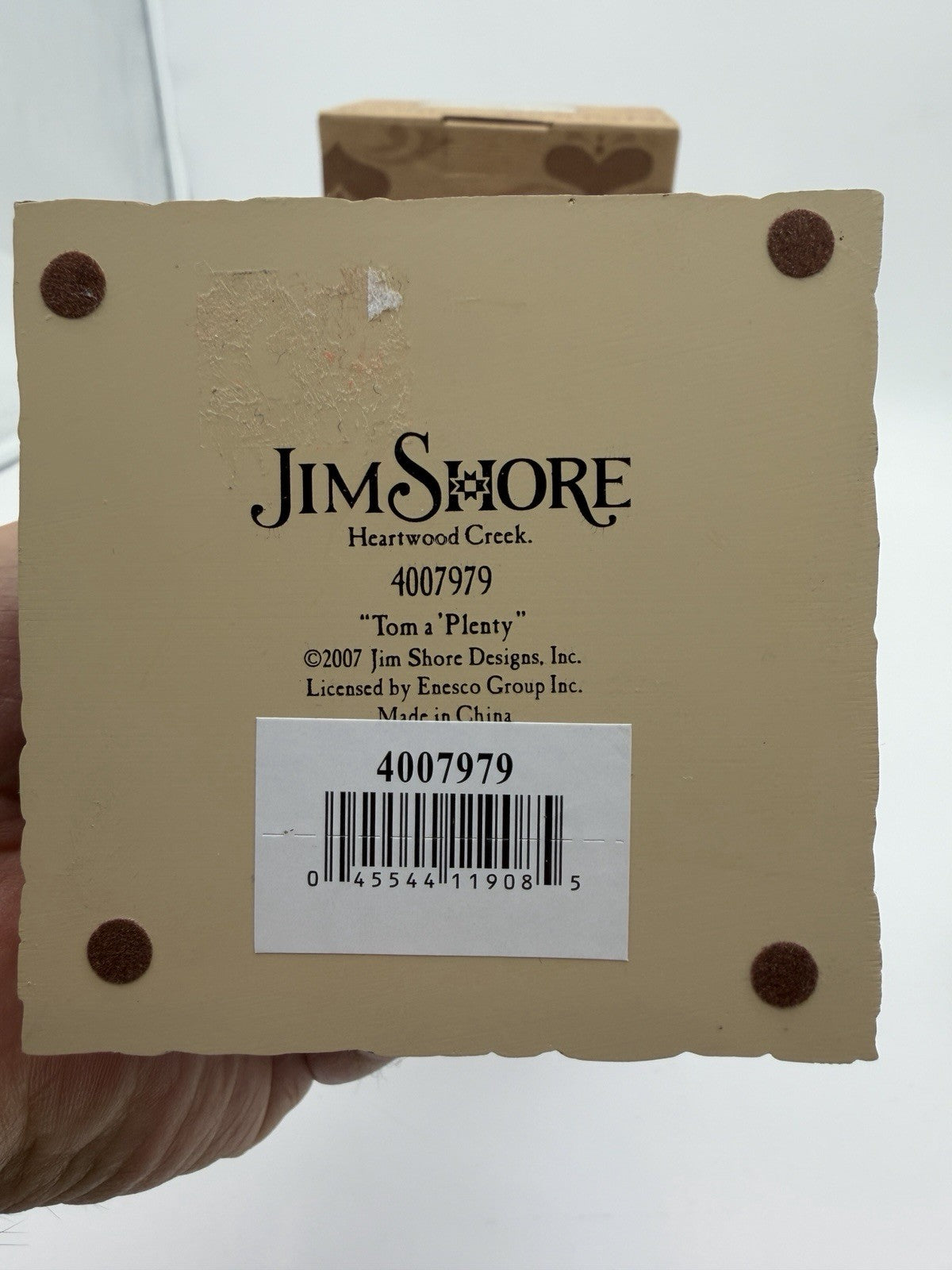 Jim Shore Tom A Plenty Fall/Thanksgiving Turkey Pumpkin Boxed Resin Figurine