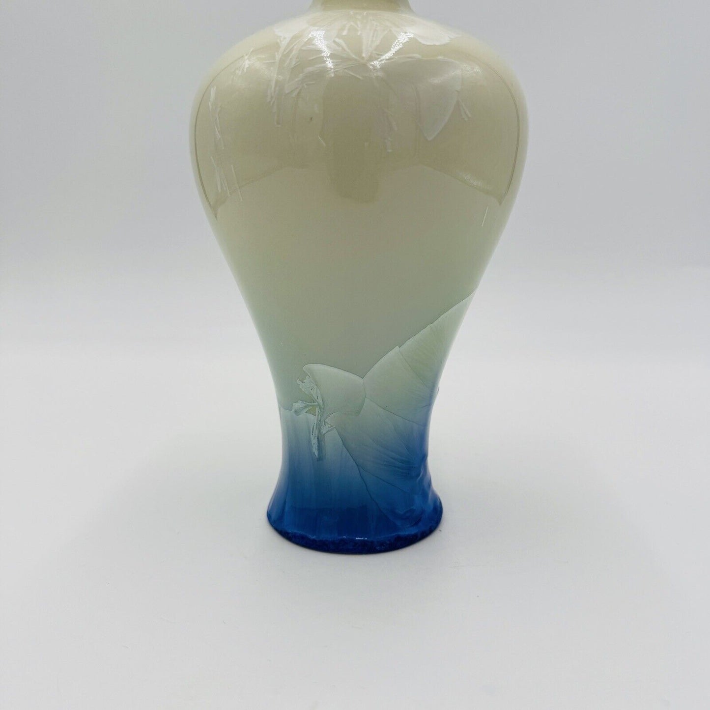 Vintage Shiwan 20th Century PROC 1970-1980 Chinese Porcelain Vase Iridescent 7.5