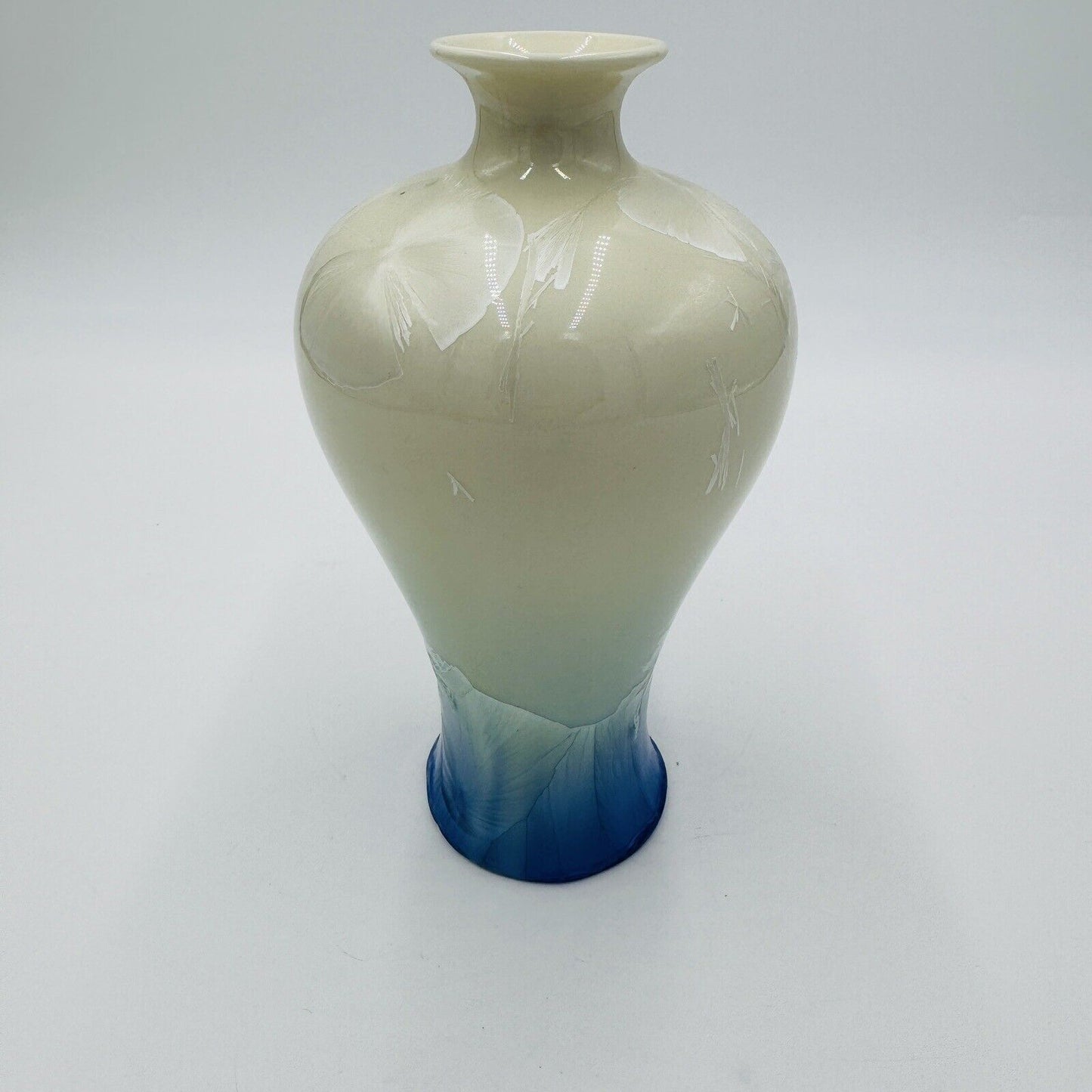 Vintage Shiwan 20th Century PROC 1970-1980 Chinese Porcelain Vase Iridescent 7.5