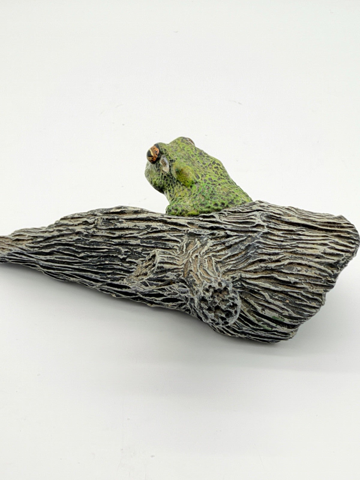Vintage Studio Art Frog Painted Figurine Signed Oliphant 1991