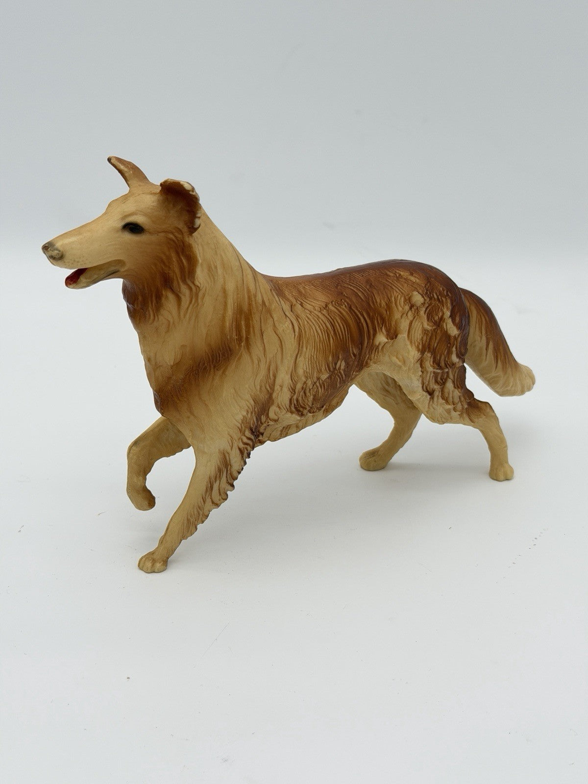 Breyer Lassie dog Collie Vintage 60's Figurine Plastic Model Retired Rare 9x6