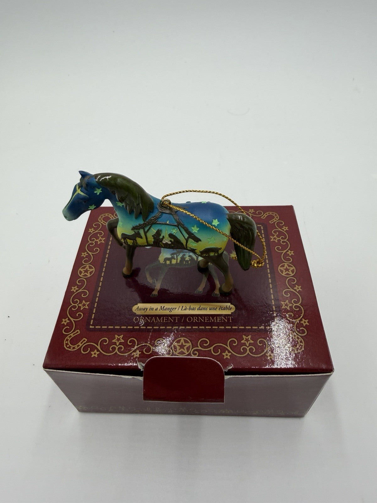 The Trail Of Painted Ponies Nativity Horse Wise Men Away In A Manger Ornament