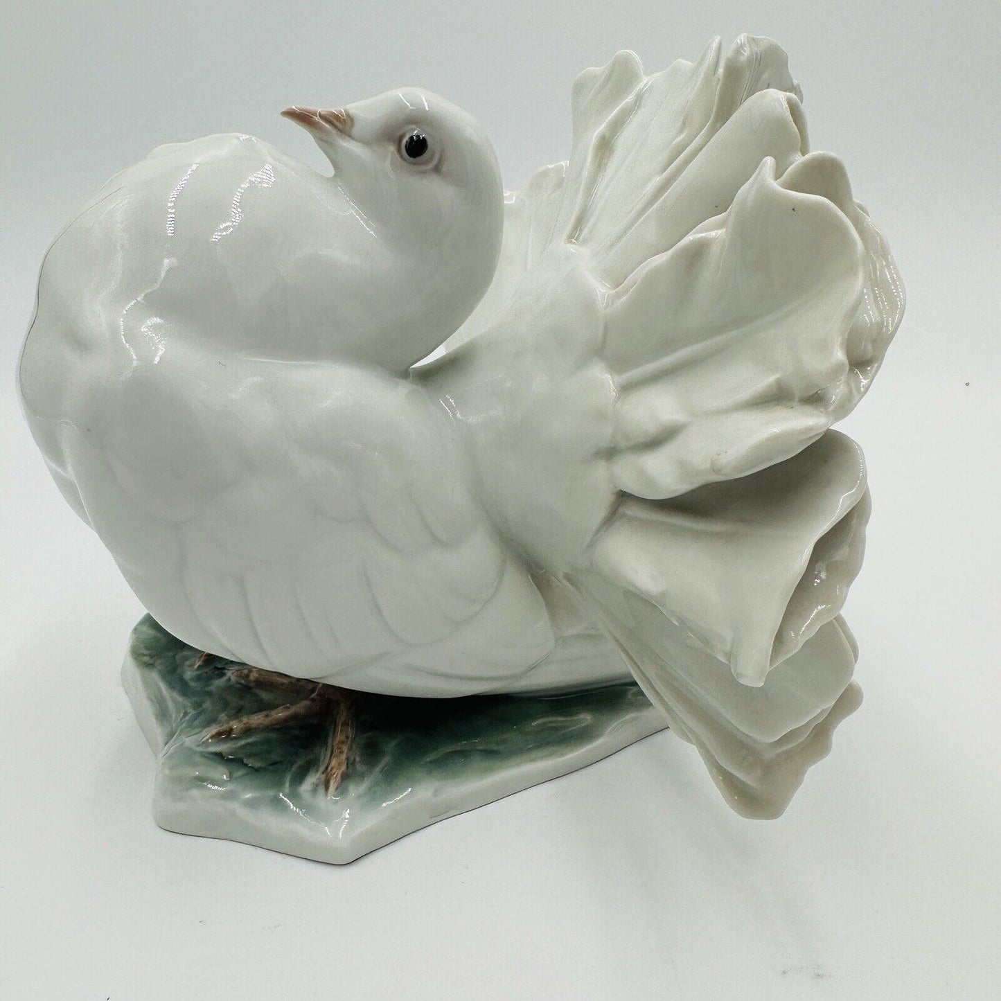 Rosenthal Dove Figurine Porcelain White Hand-painted Signed Decor German Art