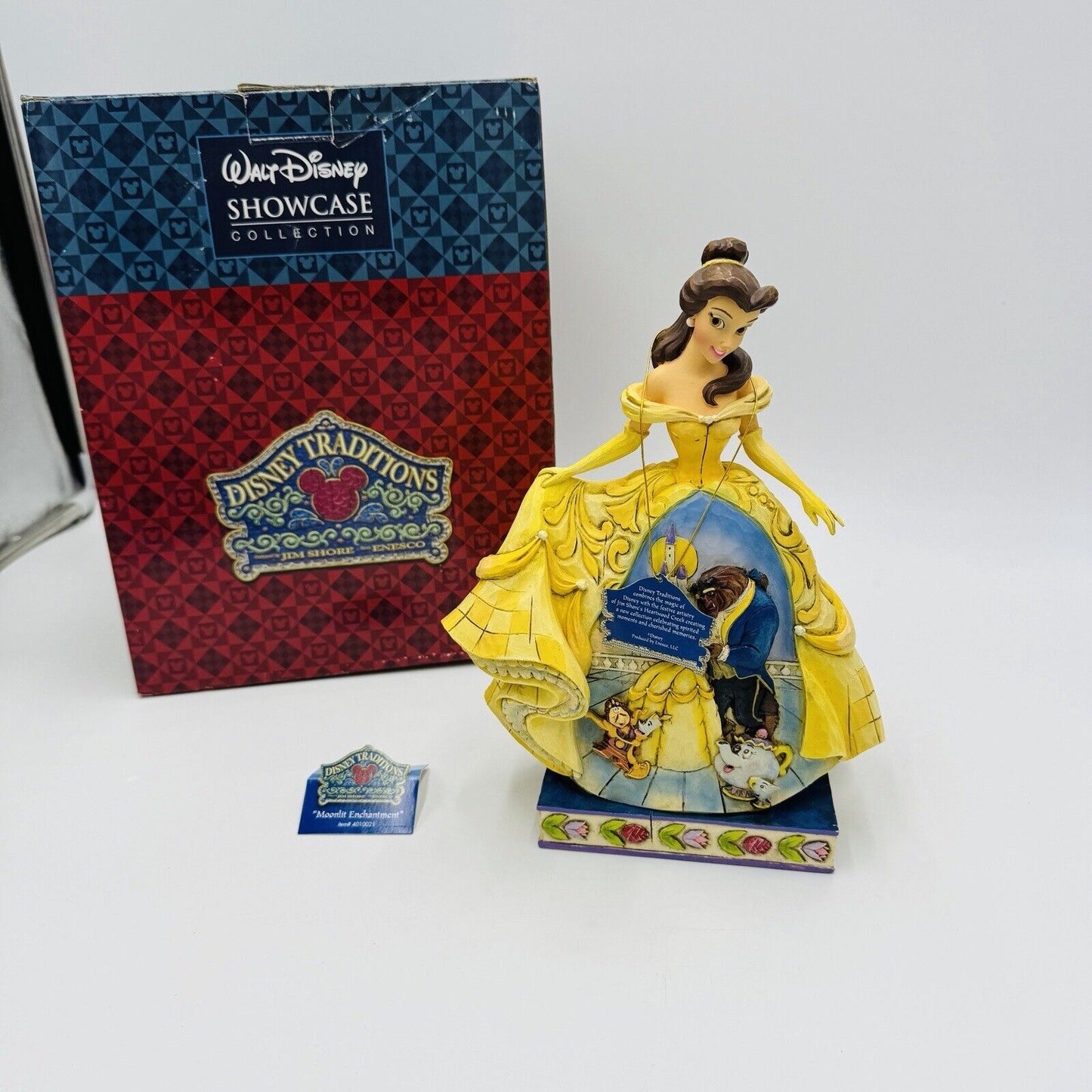 Jim Shore Beauty & the Beast Belle Moonlit Enchantment Walt Disney Showcase Box