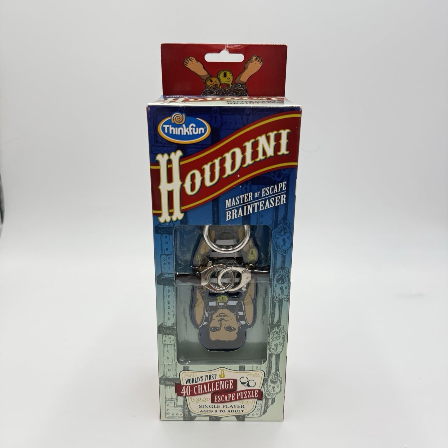 Vintage HOUDINI MAGIC Trick Thinkfun Brainteaser Game Escape Puzzle 2014 NEW
