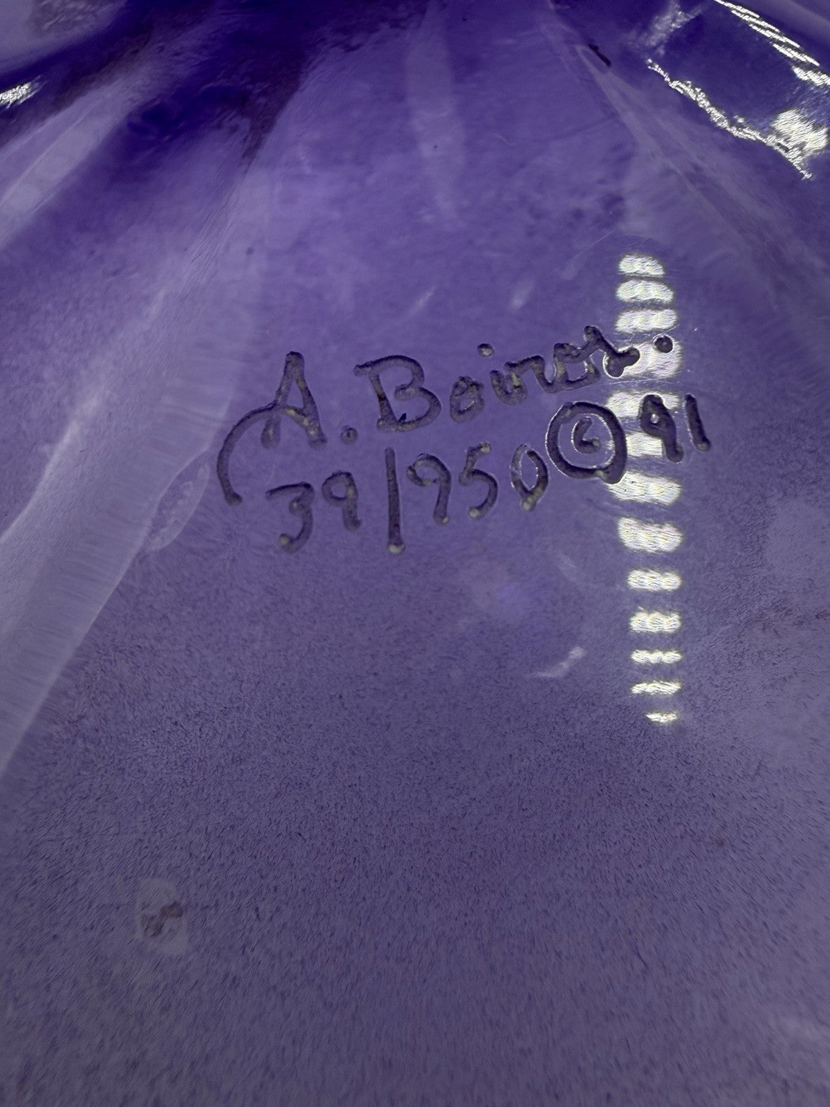 Vintage A. Boiros limited edition kalonite Pinocchio sculpture signed 39/950