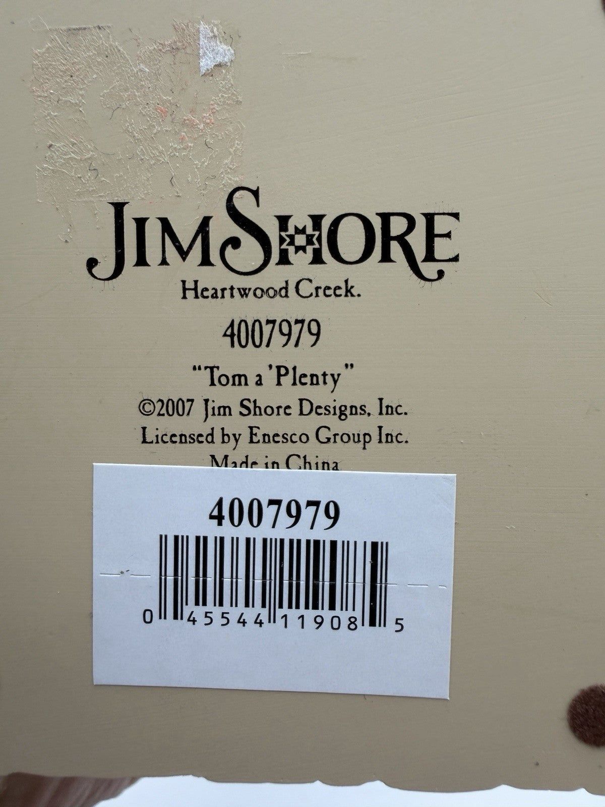 Jim Shore Tom A Plenty Fall/Thanksgiving Turkey Pumpkin Boxed Resin Figurine