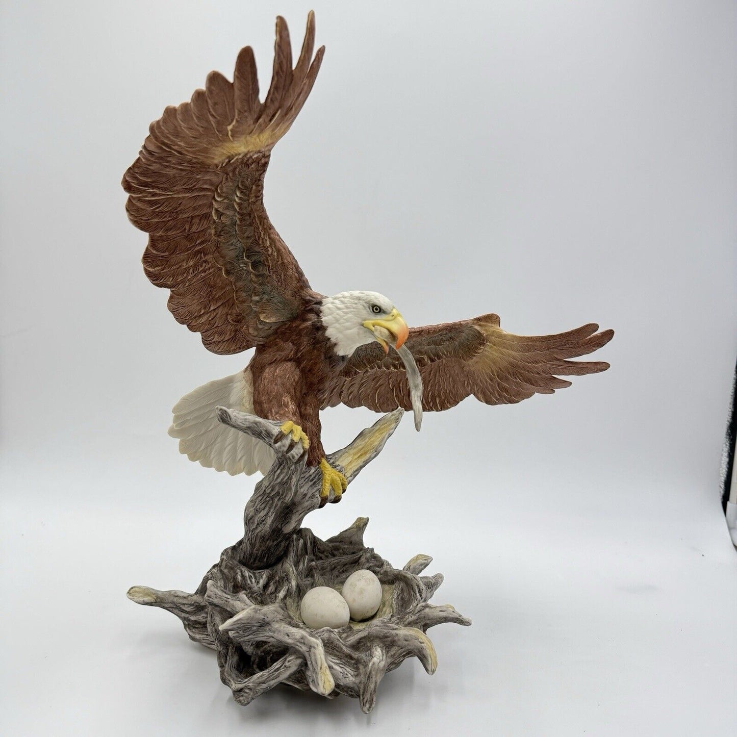 Boehm Porcelain Sculpture NEW GENERATION EAGLE Limited Edition # 156 Large 15”