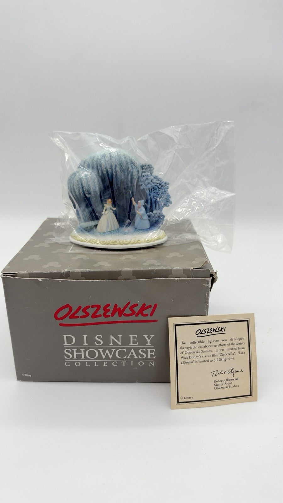 Olszewski Disney Showcase Story Time Like A Dream Cinderella Figurine Signed New