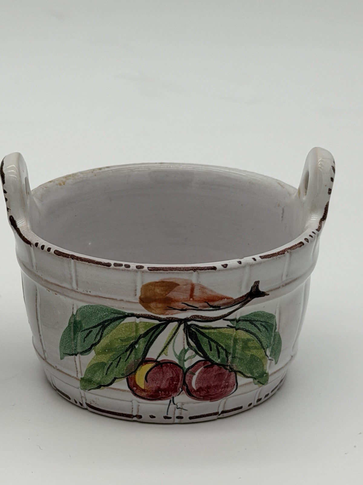 The Koscherak Brothers K.B.N.Y pottery majolica Italian painted bucket Bowls