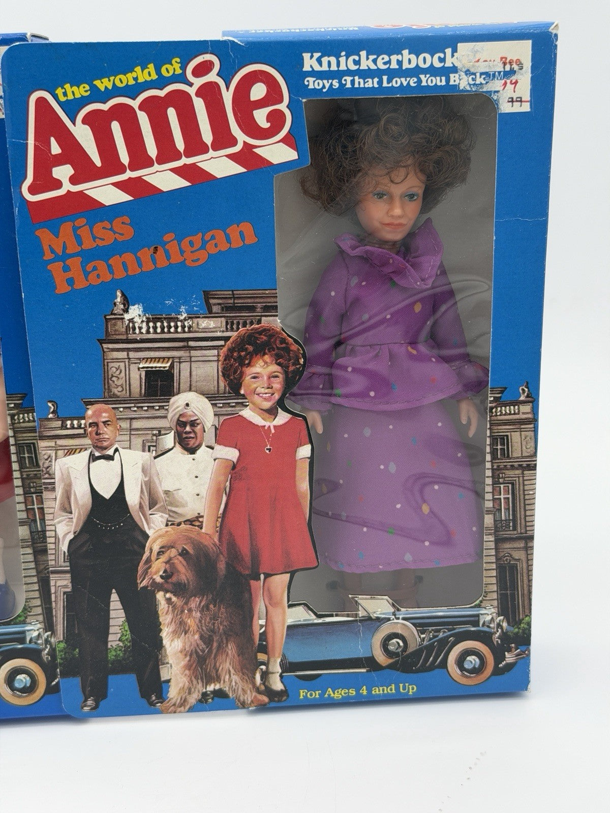 Rare Knickerbocker 1982 The World of Annie & Miss Hannigan Dolls Figurines Seald